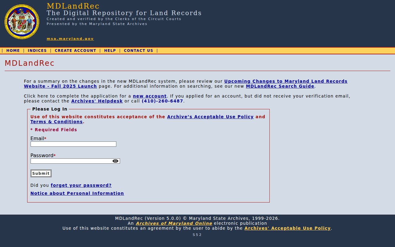 Silver Spring public records MDLandRec gateway